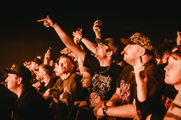 Parkway Drive performing live in Adelaide at Hindley Street Music Hall
